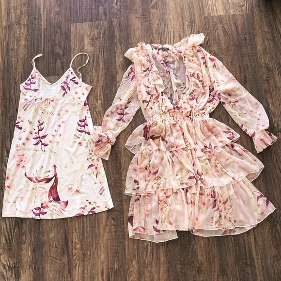 Boston Proper Dresses & Skirts - Tags attached 2 piece Boston Proper ruffle dress